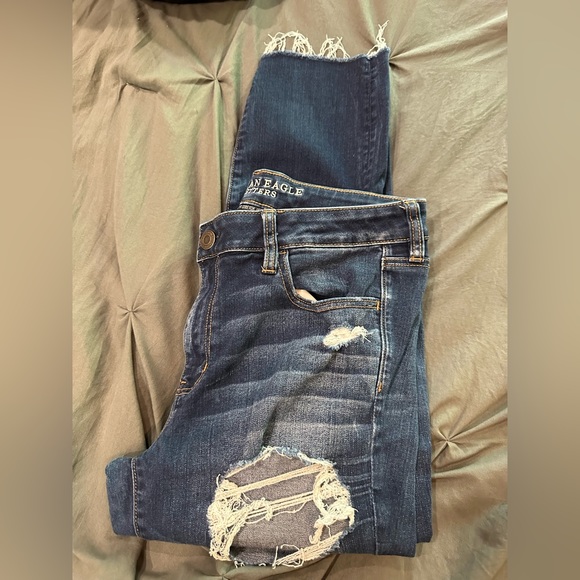 American eagle jegging crop size 14 reg - Picture 2 of 3